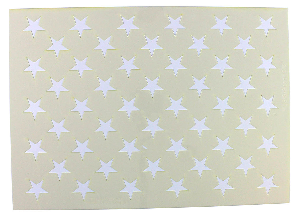 14 Mil-G-Spec Star Field Stencil K194