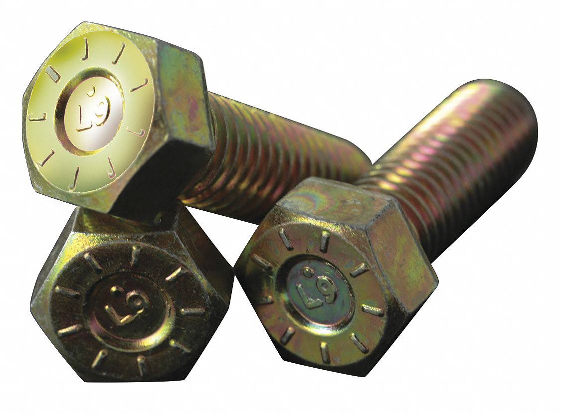 5/16-24x2 Steel Gr 9 Hex Head Cap Screw, pk100 F517522