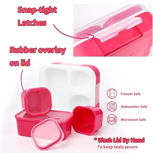 2 Pack 3-Compartment Bento Box Q53215