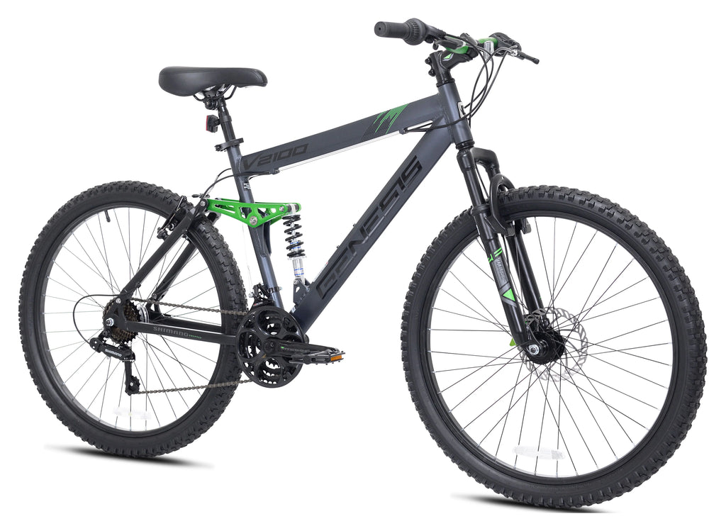 Slate Gray Dual Suspension Mountain Bike D37218