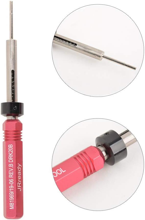 Installing Tool Removal Tool for Solid Contacts in Electronic Connector Pack of 2 J1366