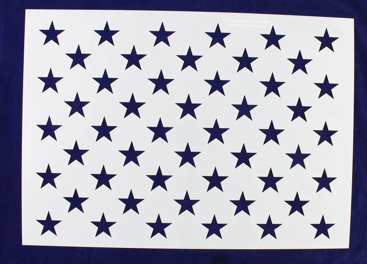 14 Mil-G-Spec Star Field Stencil K194