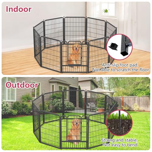 32" Height 12 Panels Heavy Duty Dog Playpen N316222