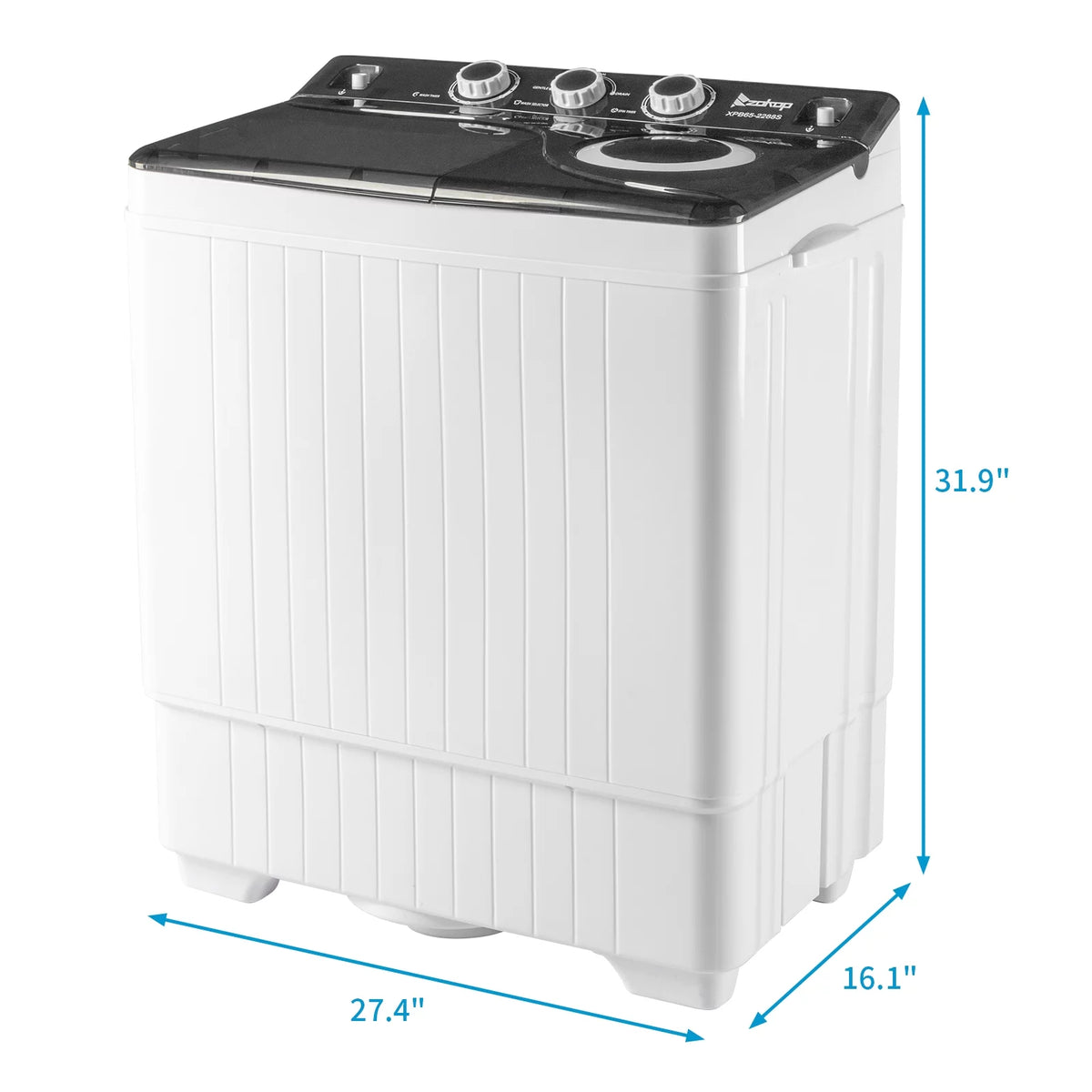 26Lbs Semi-automatic Twin Tub Washing Machine Z7600