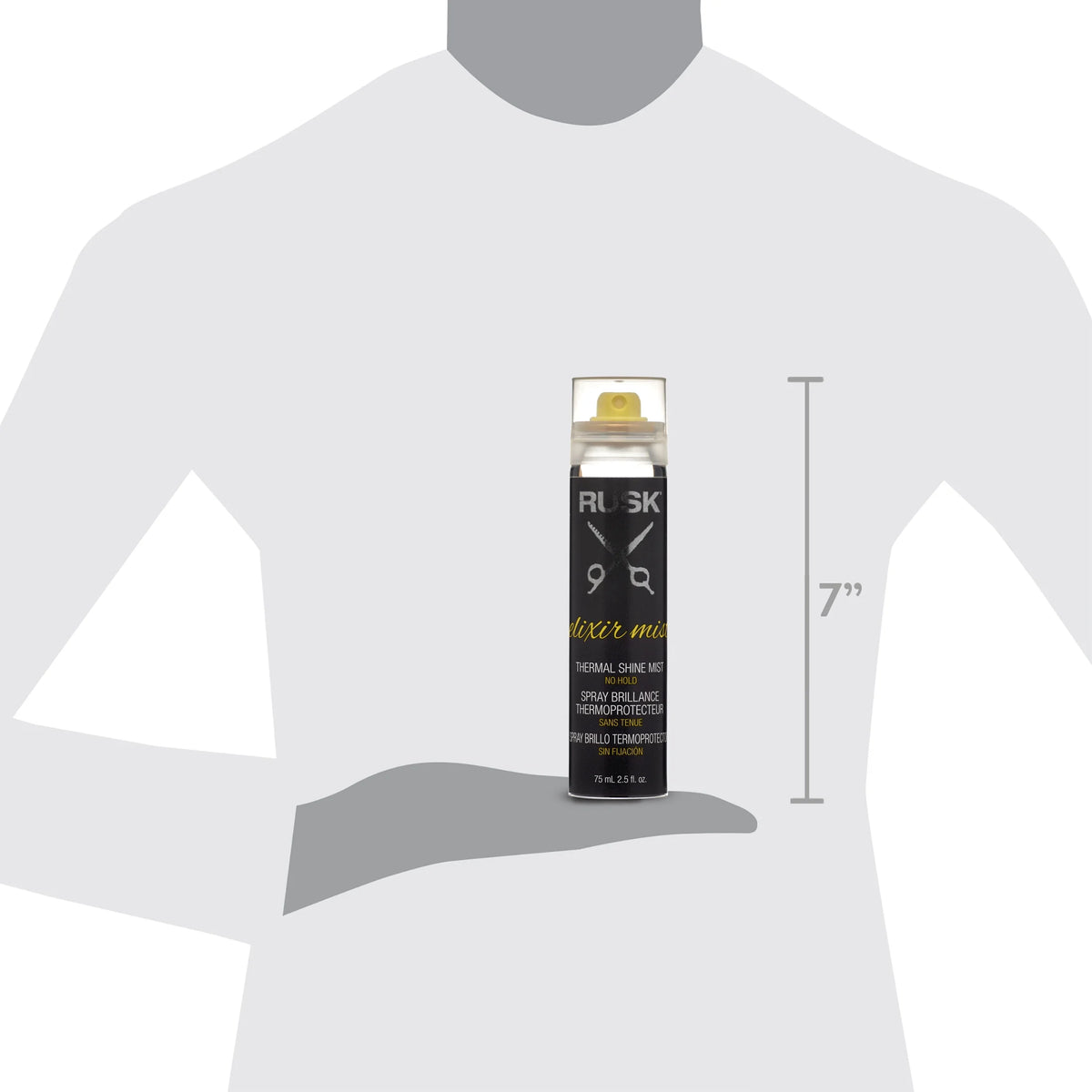 Rusk Elixir Mist Hairspray 2.5 Oz T88136