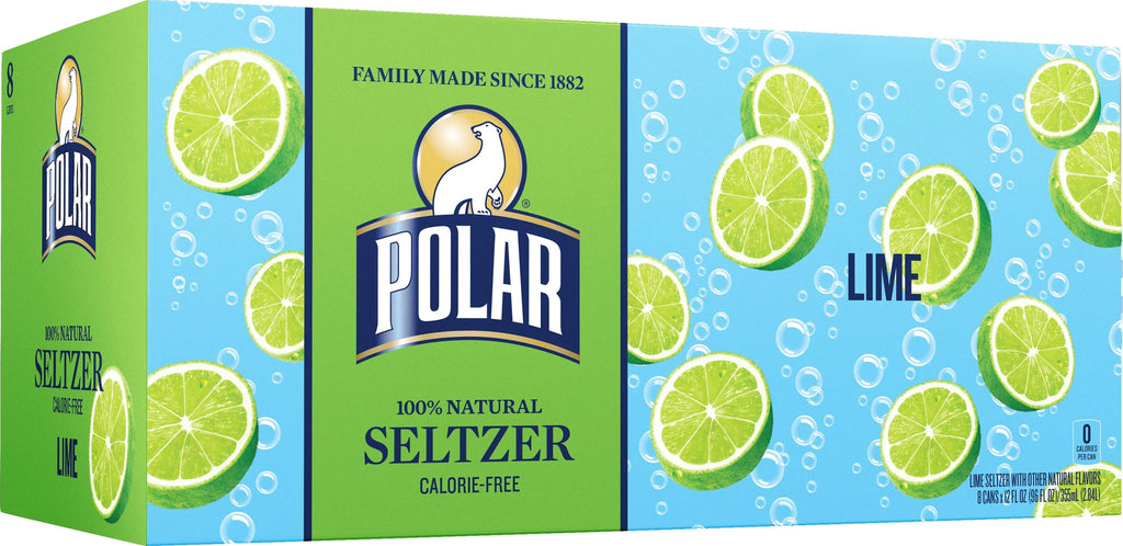Polar Lime Seltzer (Pack of 24) H8304