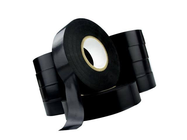 Black Electrical Tape Jumbo Roll 10 Pack E11365
