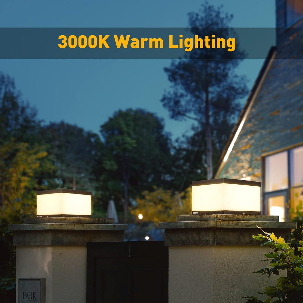 Outdoor Solar Post Cap Light with Waterproof IP54 Y318748