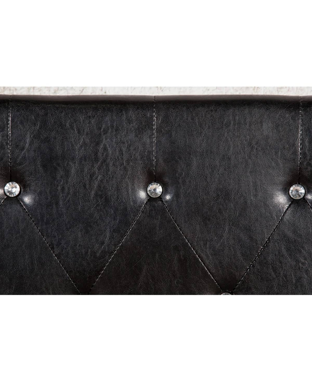 Twin Tufted Leather Headboard I94119