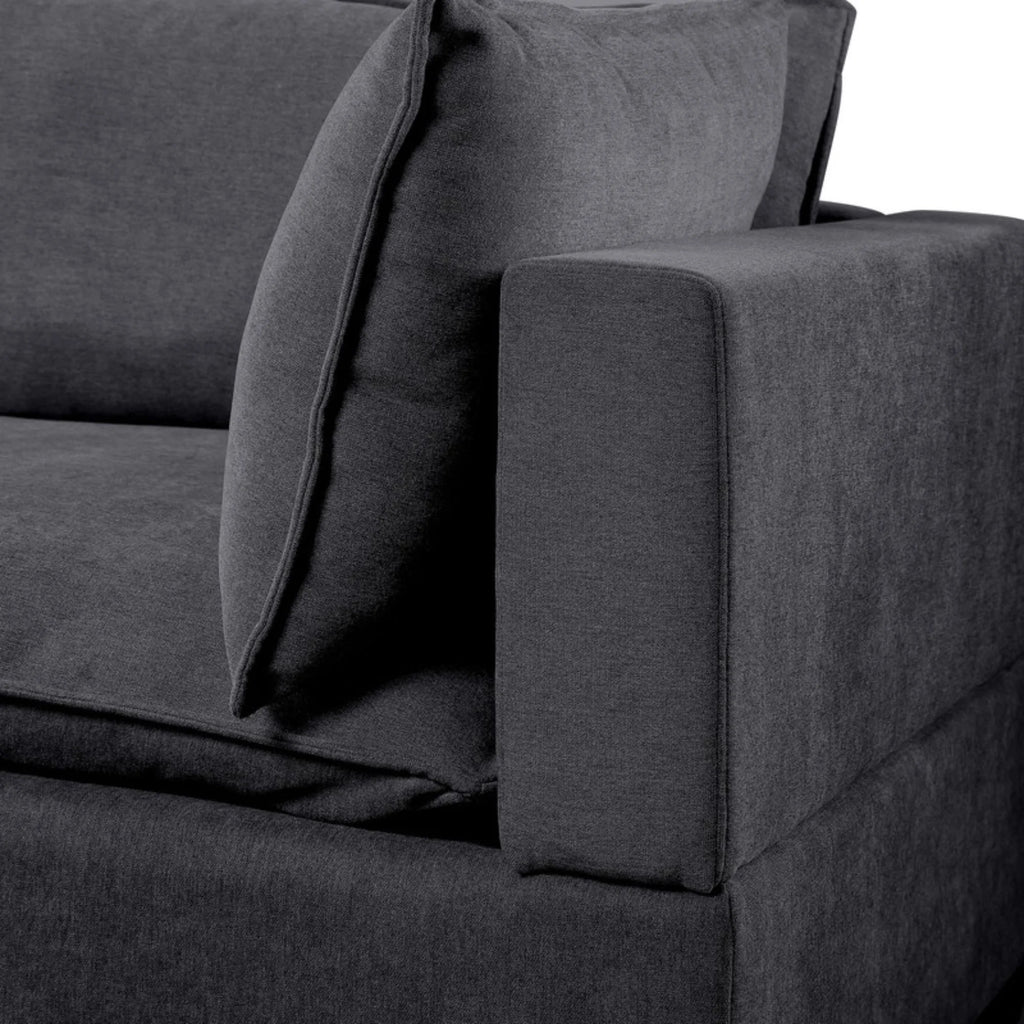 7 Piece Sectional in Dark Gray P903