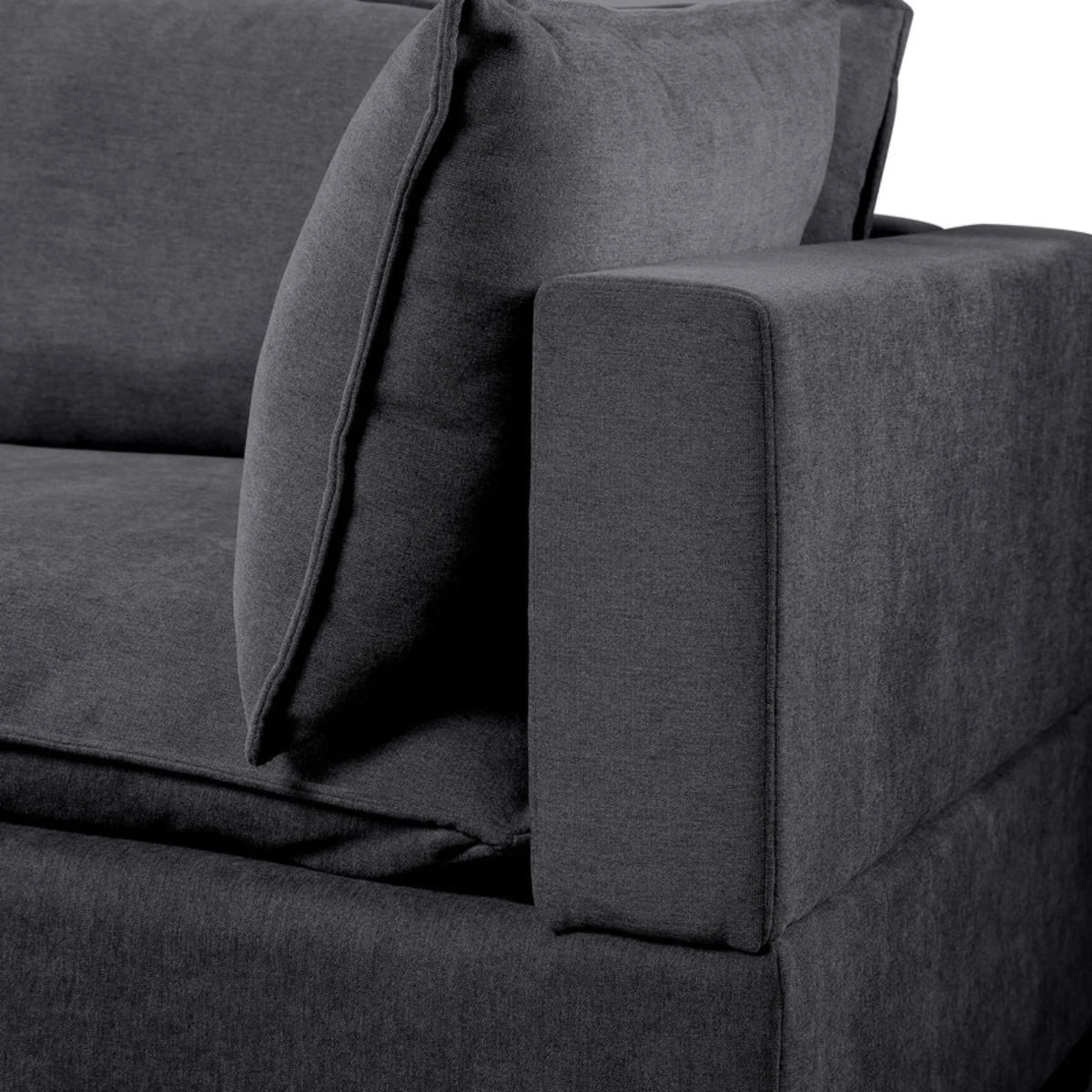 7 Piece Sectional in Dark Gray P903