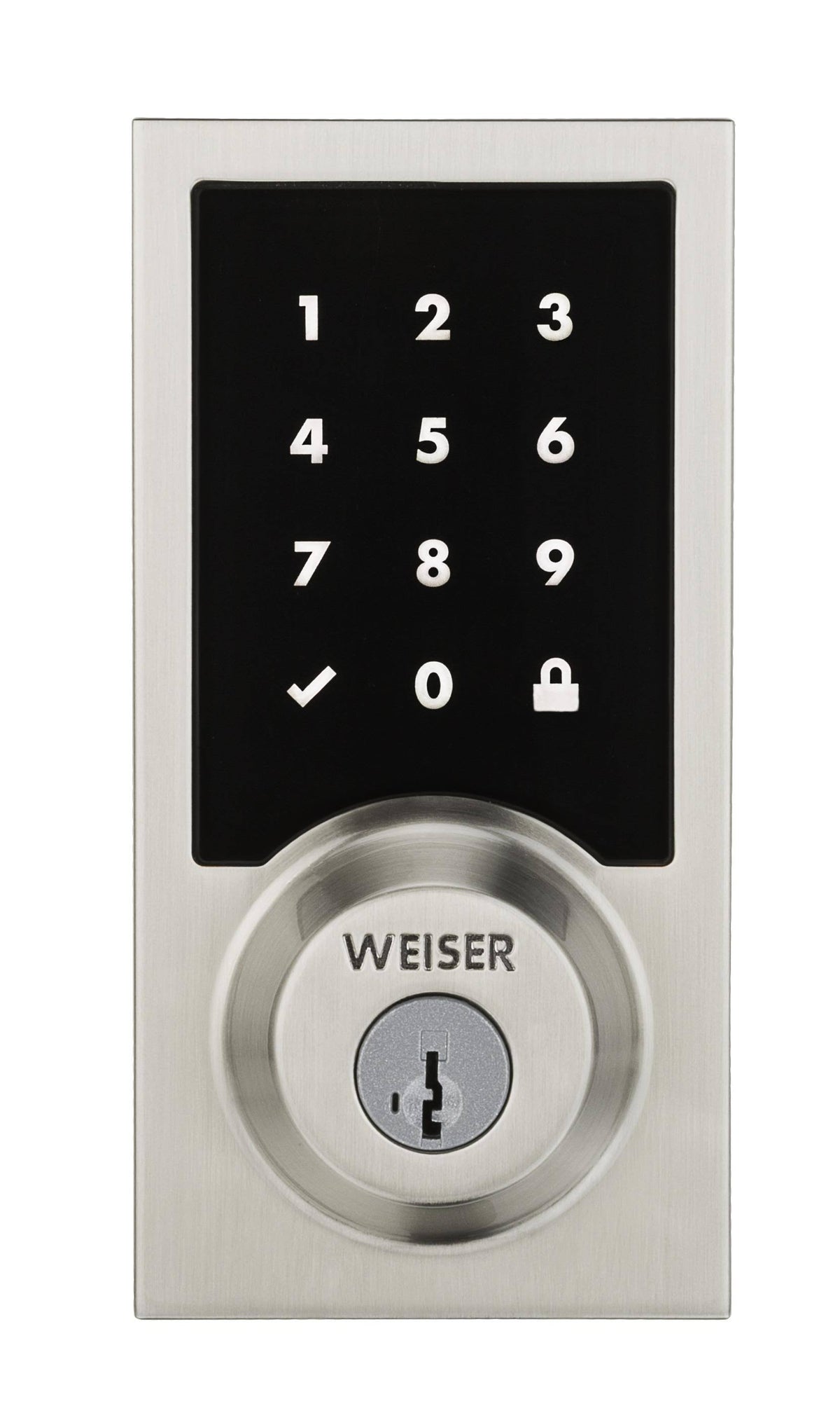 Satin Nickel Touchscreen Smart Lock M653