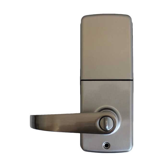 Bright Brass Electronic Lever Lock V69065