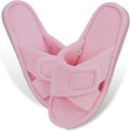 Adjustable Open Toe Memory Foam Slippers Y837214