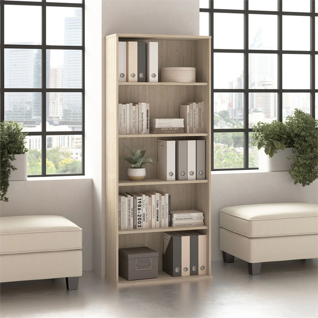 5 Shelf Engineered Wood Bookcase Z87482