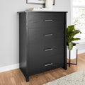 White 4-Drawer Dresser Z8667