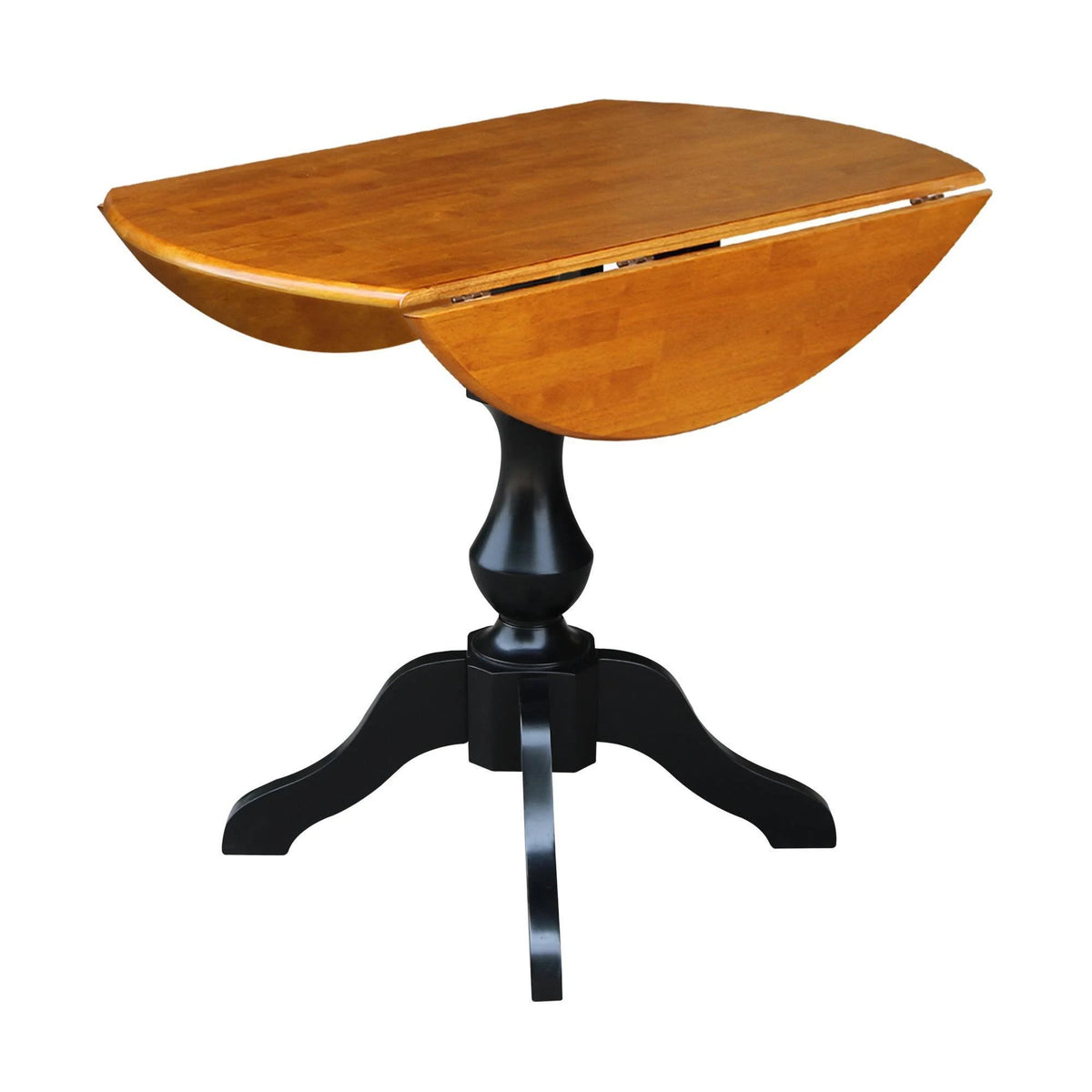 Round Dual Drop Leaf Pedestal Table I368