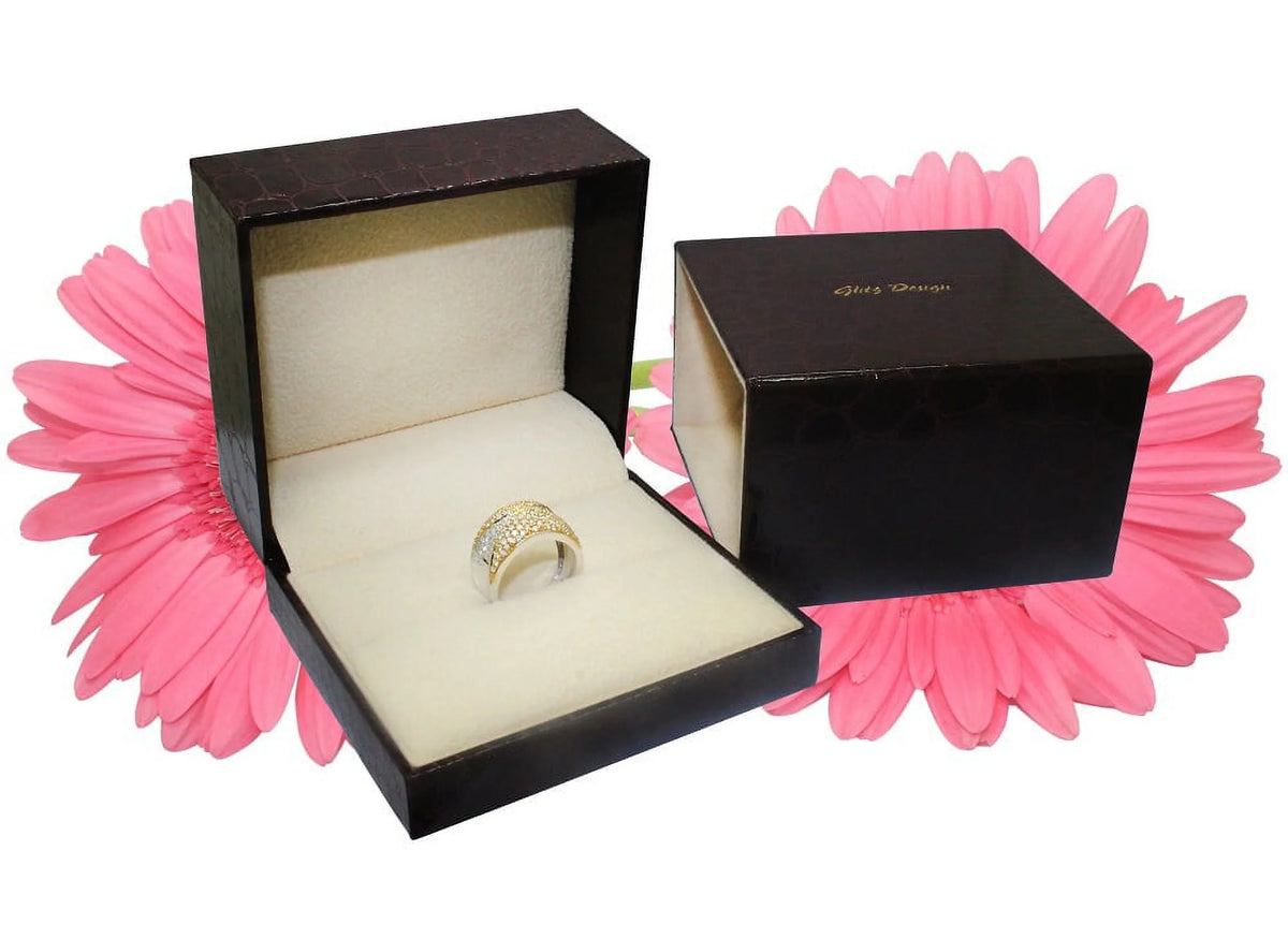Black Diamond Ring 1.00 CT TW 14K Gold P19411