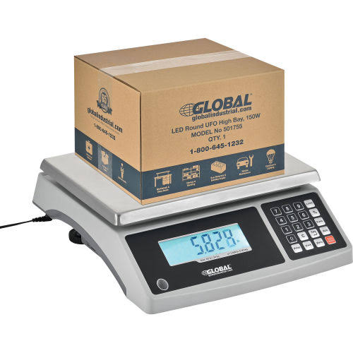 Electronic Counting Scale, 60 lb. Capacity x .002 lb Readability M694