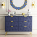 Navy Blue 6 Drawer Dresser X375989
