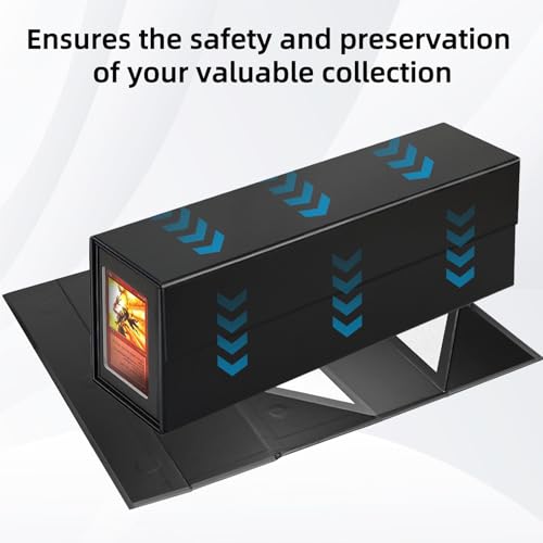 Black Magnetic Trading Card Storage Box 4 Pack N254927