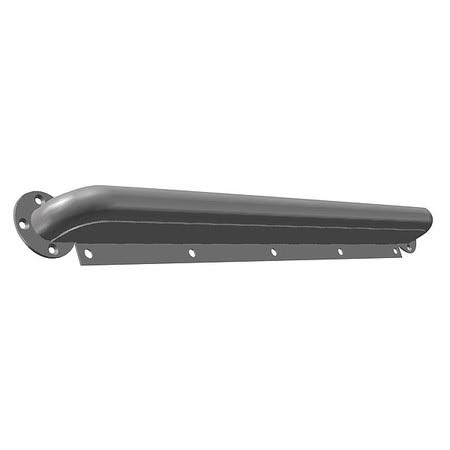 Ligature Resistant Grab Bar, 18 in, Silver C765