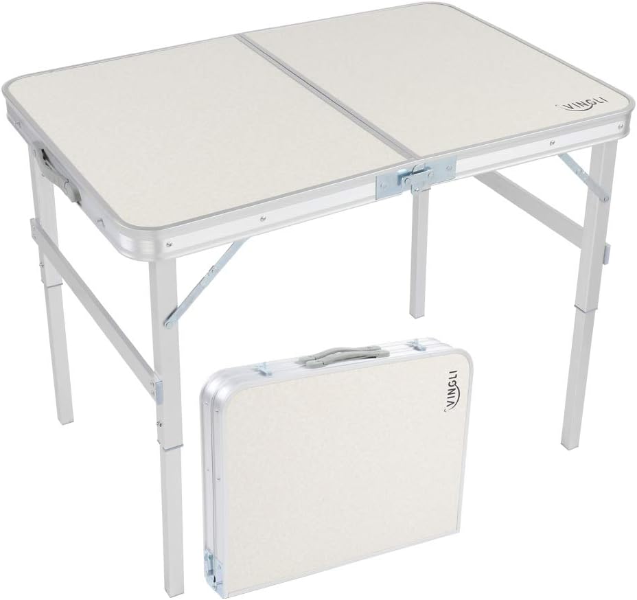4ft Portable Folding Table with Carry Handle T343917