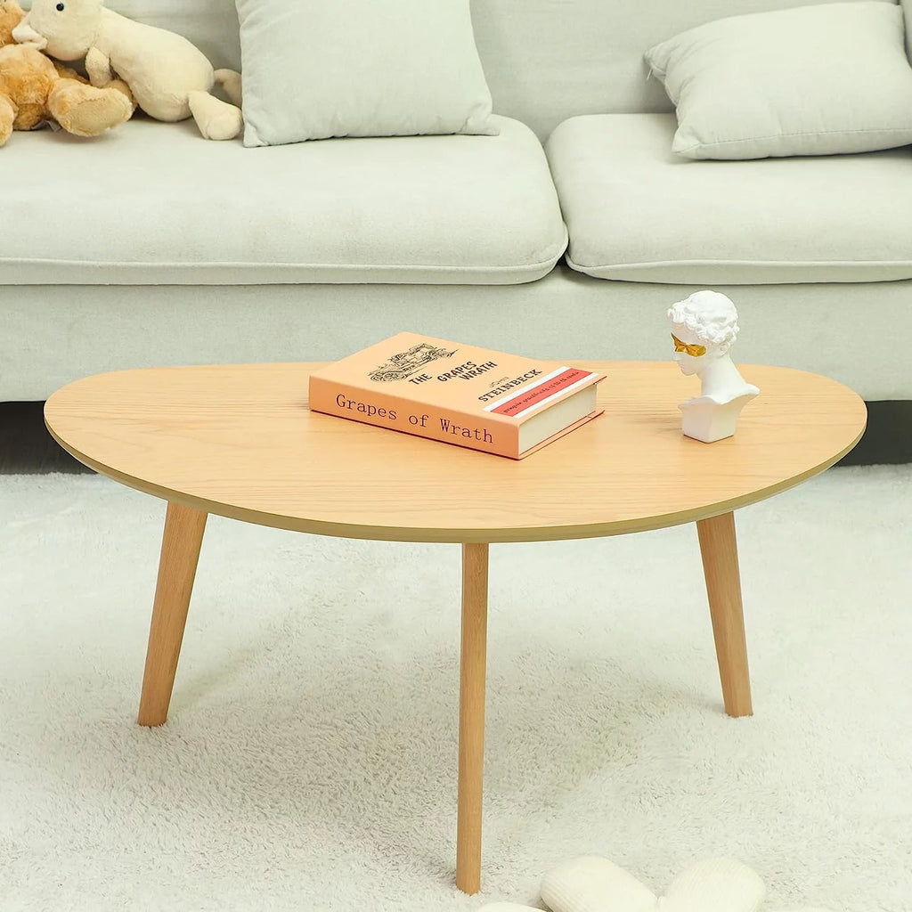 Small Black Oval Coffee Table T44836