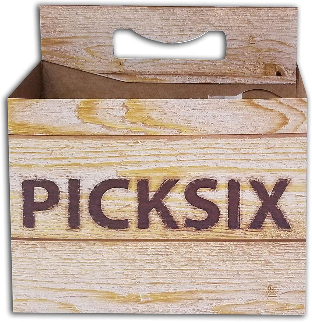 Beer Bottle Holder Cardboard Holds 6 Pack O854205