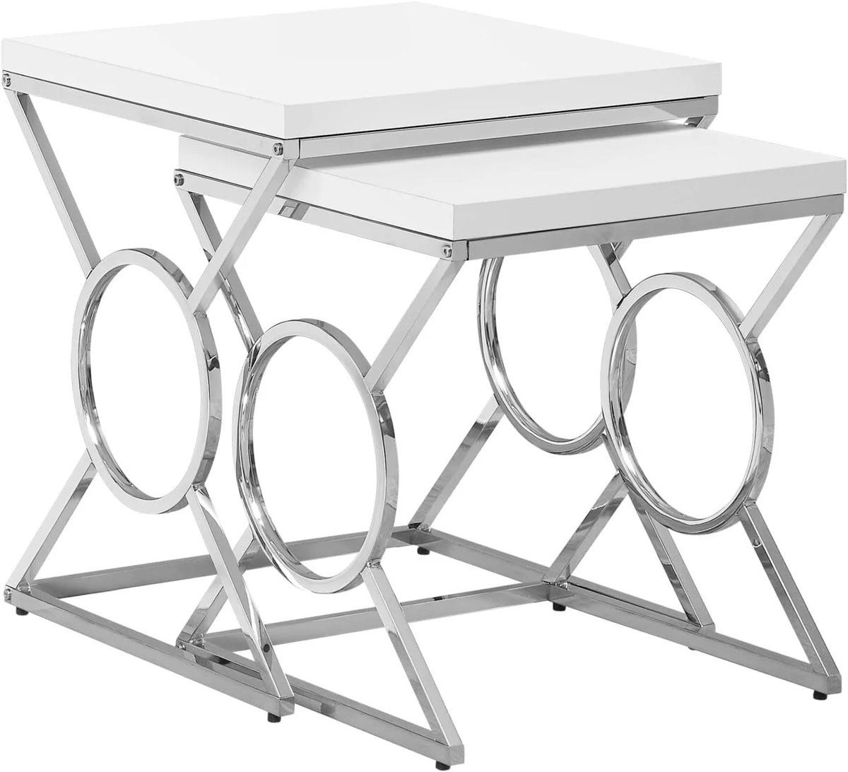 White Nesting Table R5840