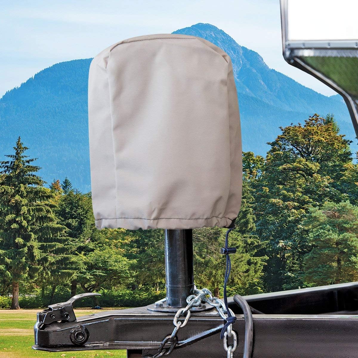 Tan Pack of 2 Electric Tongue Jack Cover Q581765