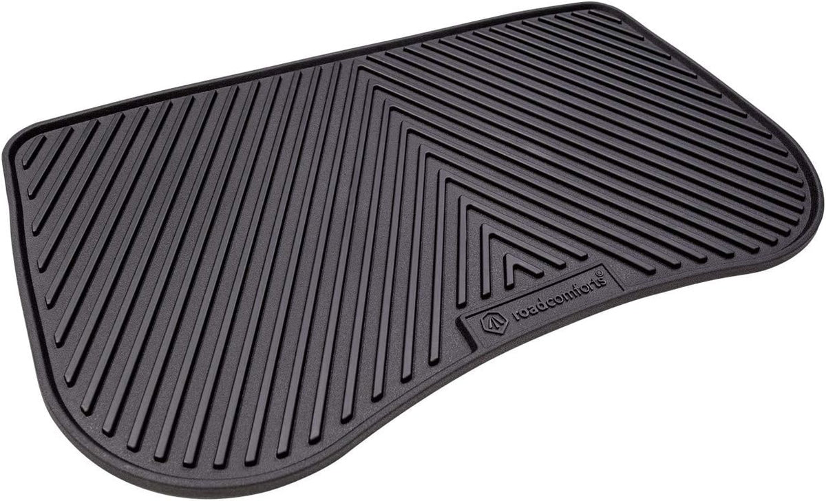 Front Trunk Mat + Storage Mat All Weather Mats (2pcs) (Black) Pack of 2 P8243