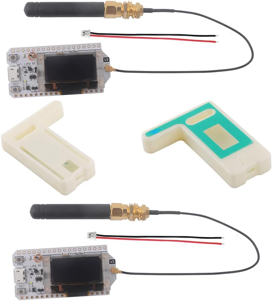 ESP32 OLED LoRa 915MHz Module V2 with SMA Antenna, Pack of 2 S4290