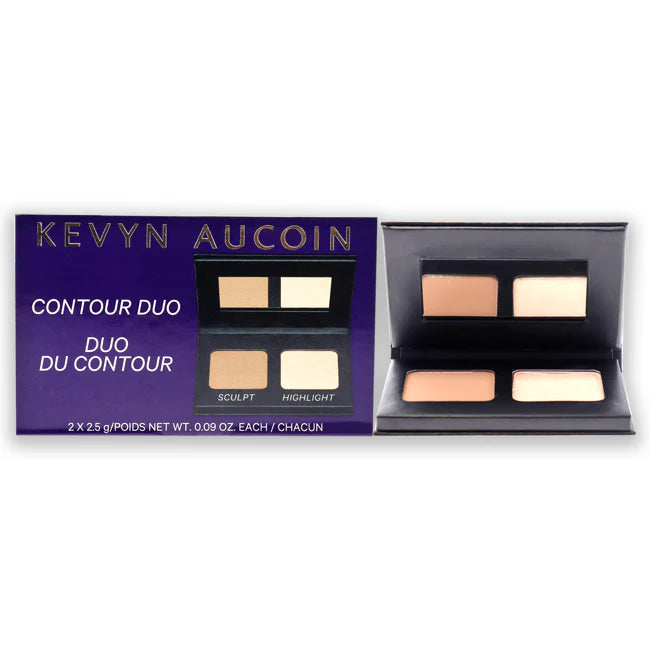 Contour Duo, 2 x 0.09 oz Sculpting Powder and Highlighter Powder U7104