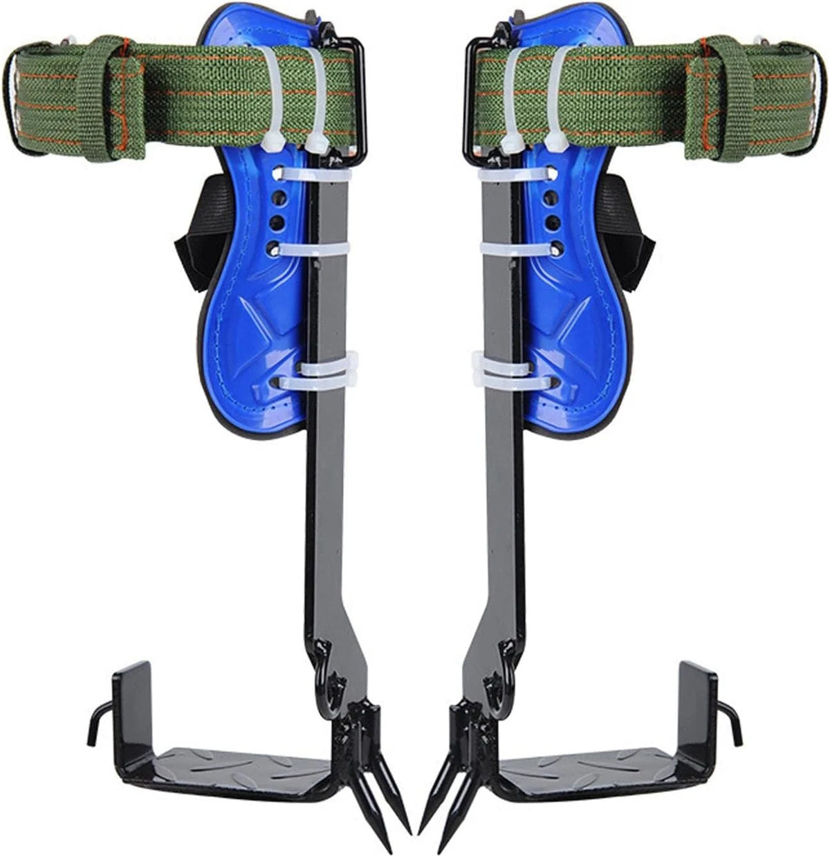 Tree Climbing Spikes Pads Set with Full Wrap Protection Tree Gaffs Spurs Equipment H44683