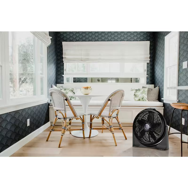 20 in. 3 Speeds Black Floor Fan A10776