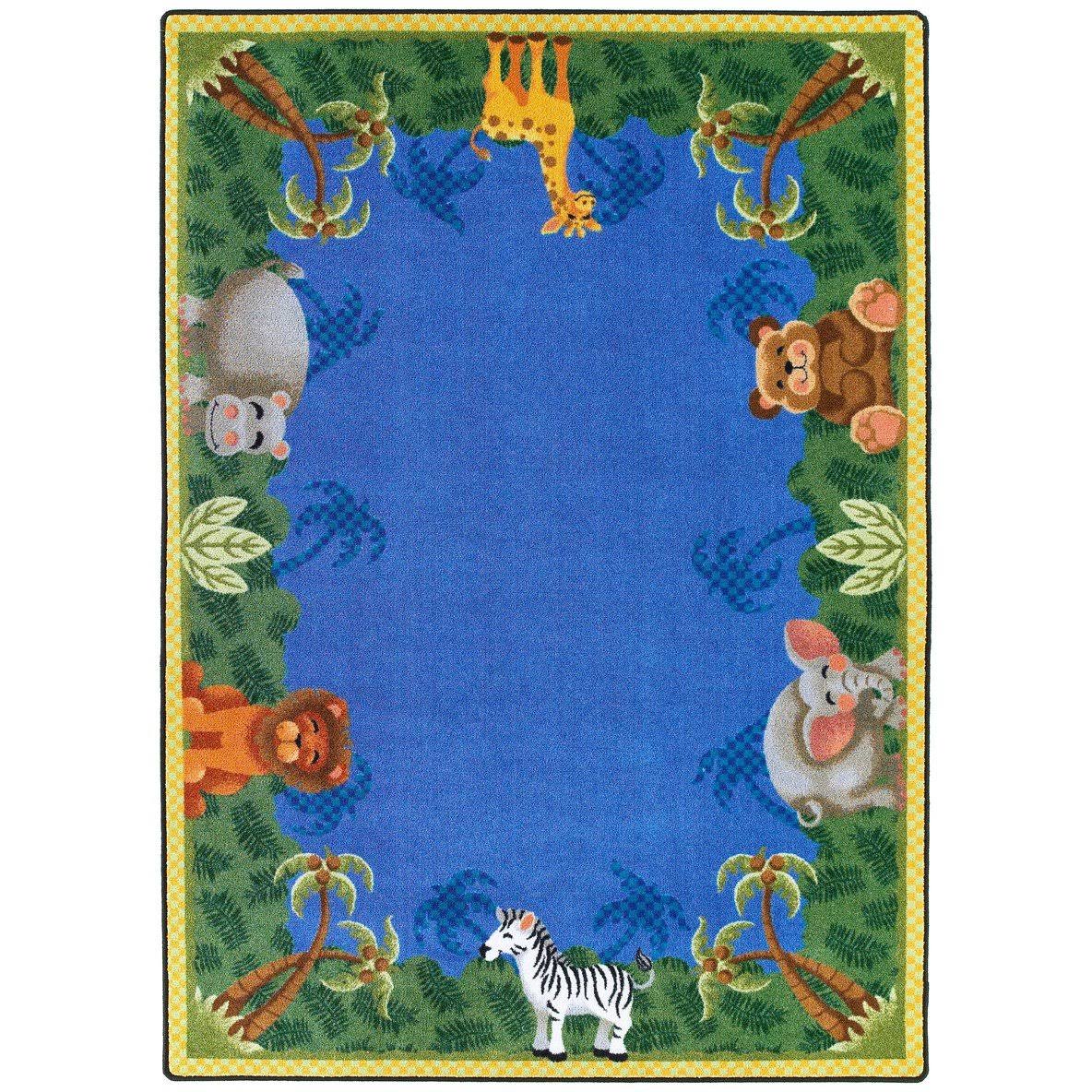 Jungle Friends 3'10 x 5'4 Multi Carpet U6082