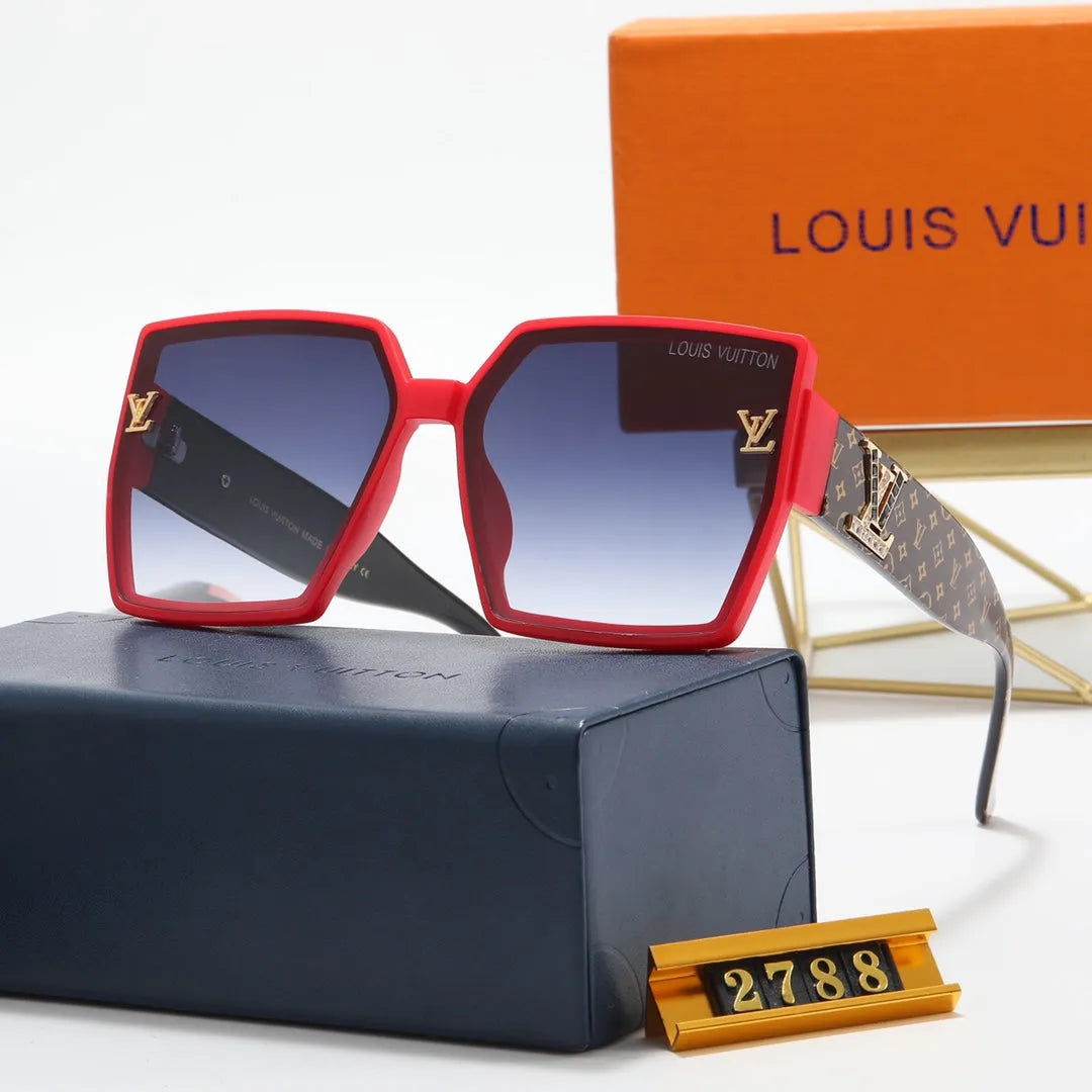 Square Rhinestone Polarized Sunglasses Q4930