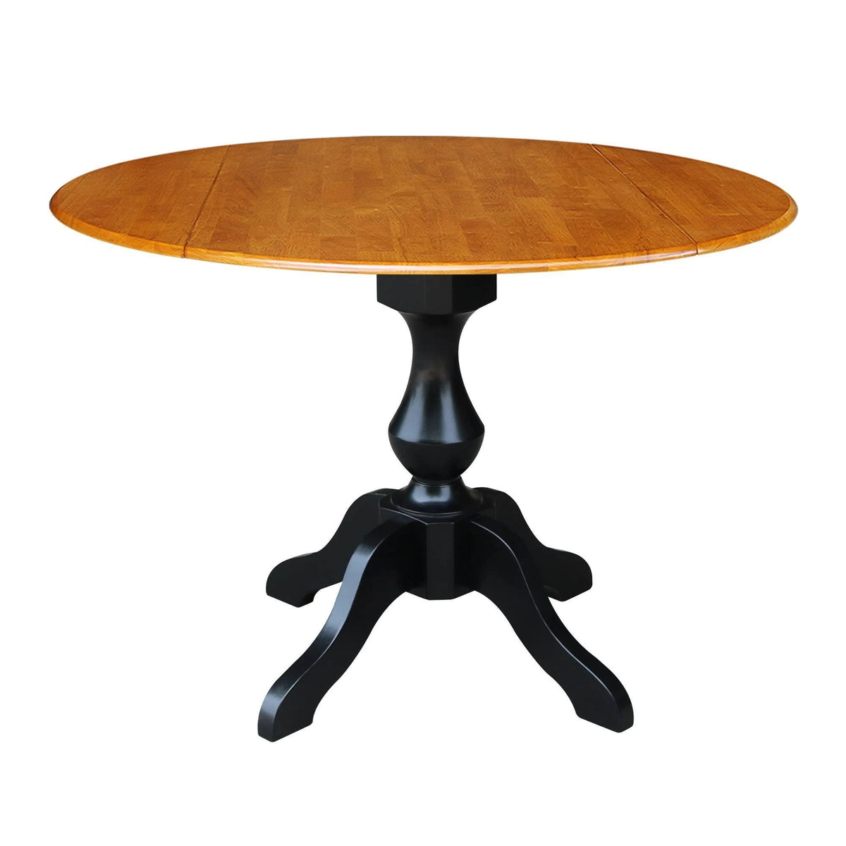 Round Dual Drop Leaf Pedestal Table I368