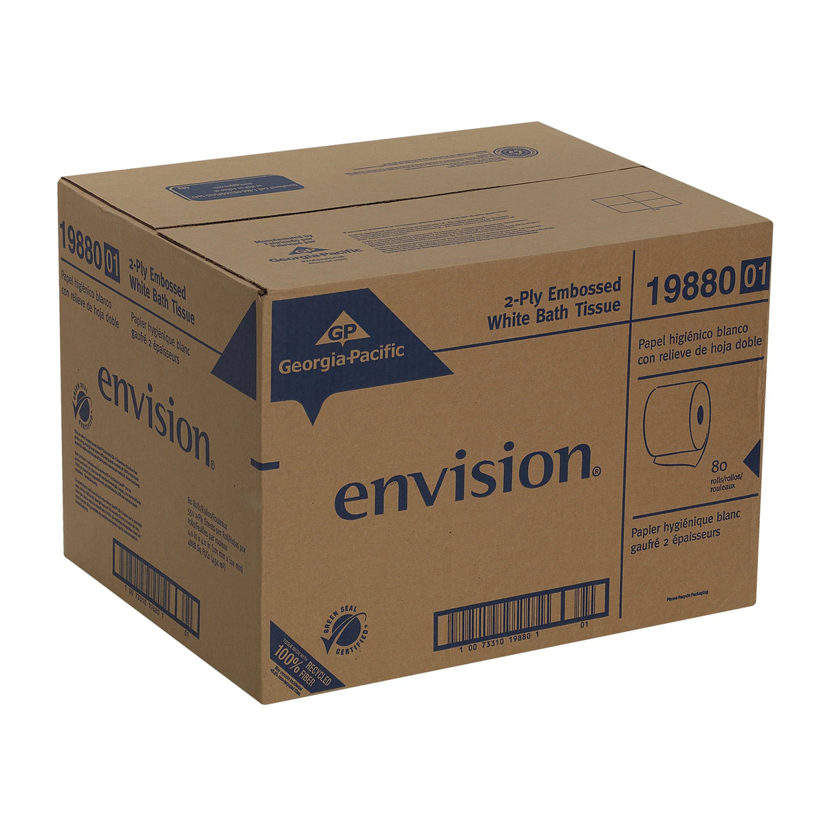 White 2-Ply Bathroom Tissue T587510
