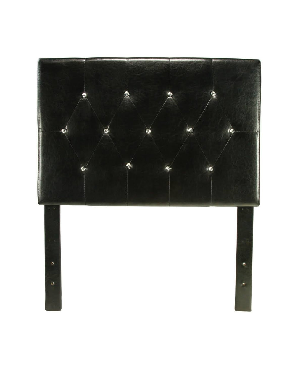 Twin Tufted Leather Headboard I94119
