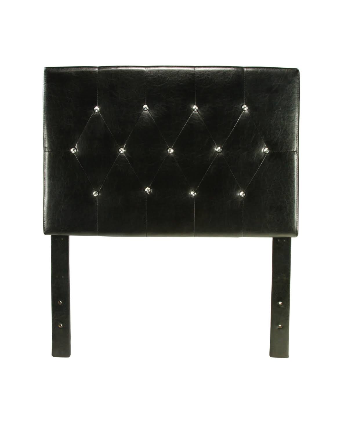 Twin Tufted Leather Headboard I94119