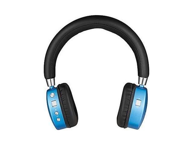 Blue On-Ear Active Noise Cancelling Bluetooth Headphones L263