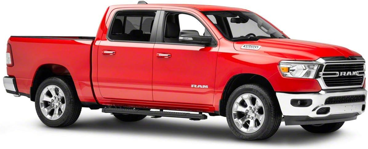 5-Inch Aluminum Side Step Bars with Black Cover Plates Y611157