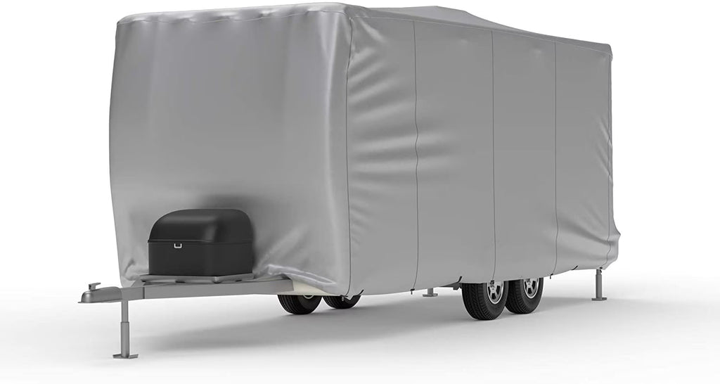 Weatherproof Toy Hauler RV Cover with Storage Bag & Wind Straps A724531