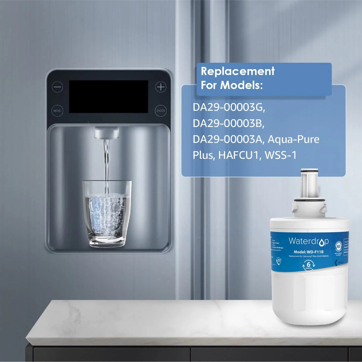 Refrigerator Water Filter 4 Pack T936