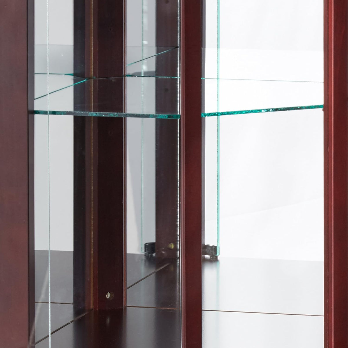 Cherry Finish Corner Cabinet T402