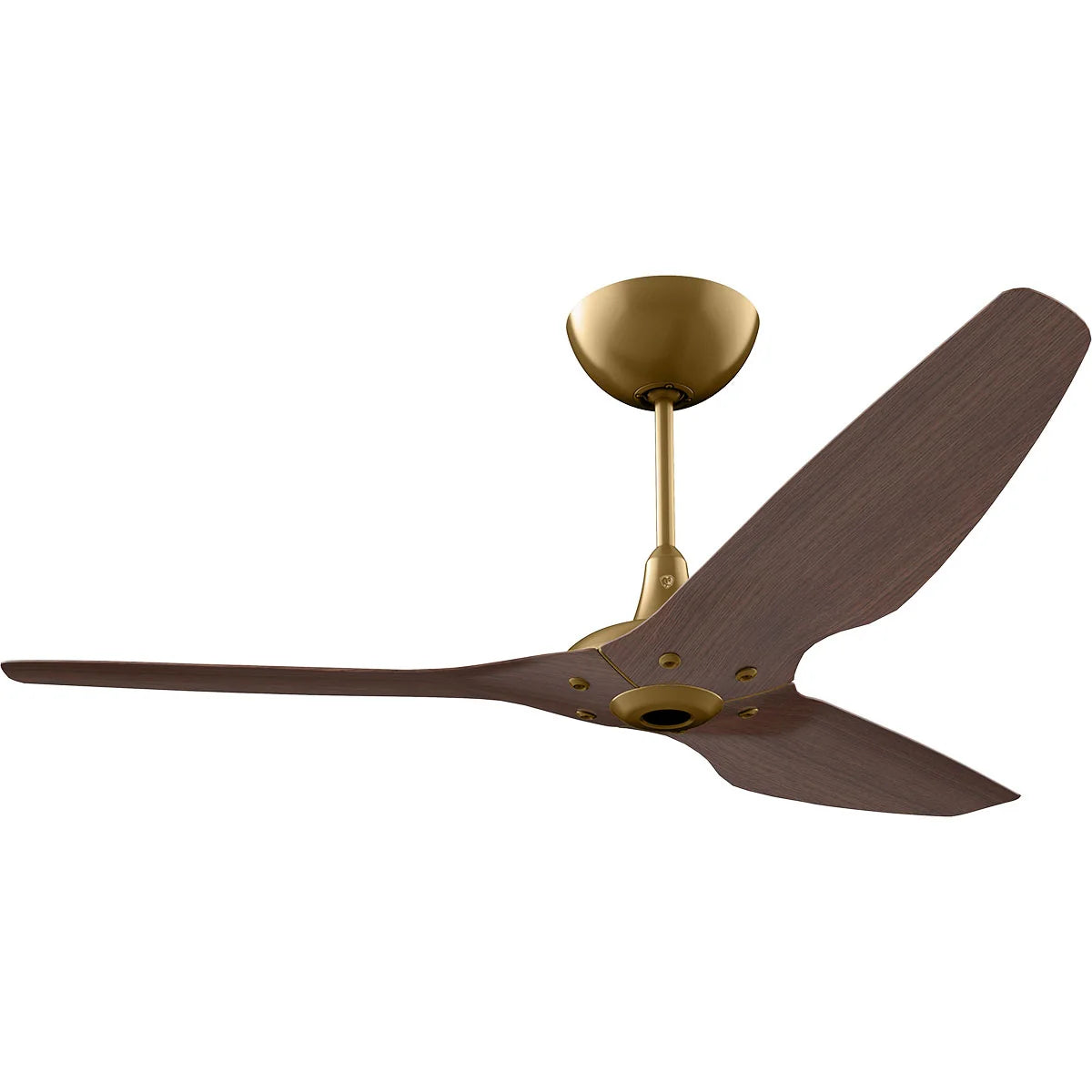 60 Ceiling Fan with Cocoa Bamboo Blades and Gold Finish O649233