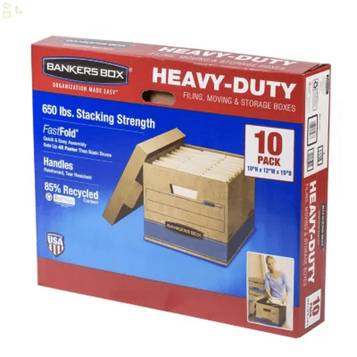 Heavy Duty Storage Boxes 10 Pack Q709