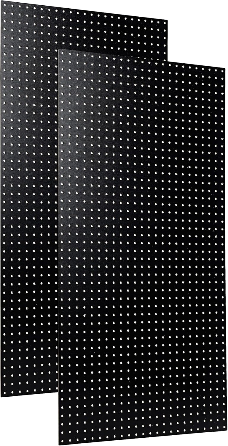 Black High Density Fiberboard Pegboards Pack of 2 F2211